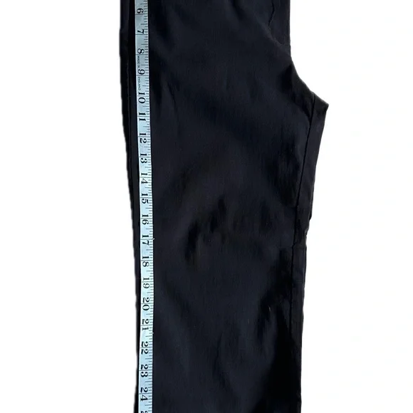 H&M Black Classic Straight Cropped Pants Size 8 Office Casual - Picture 9 of 13